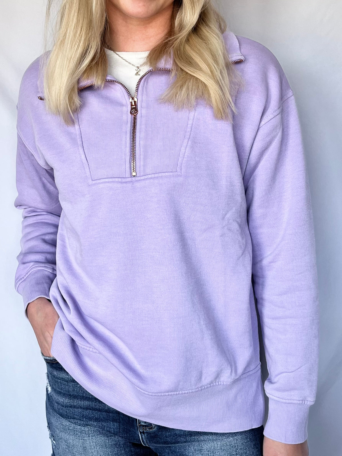 Isabella Half Zip Pullover