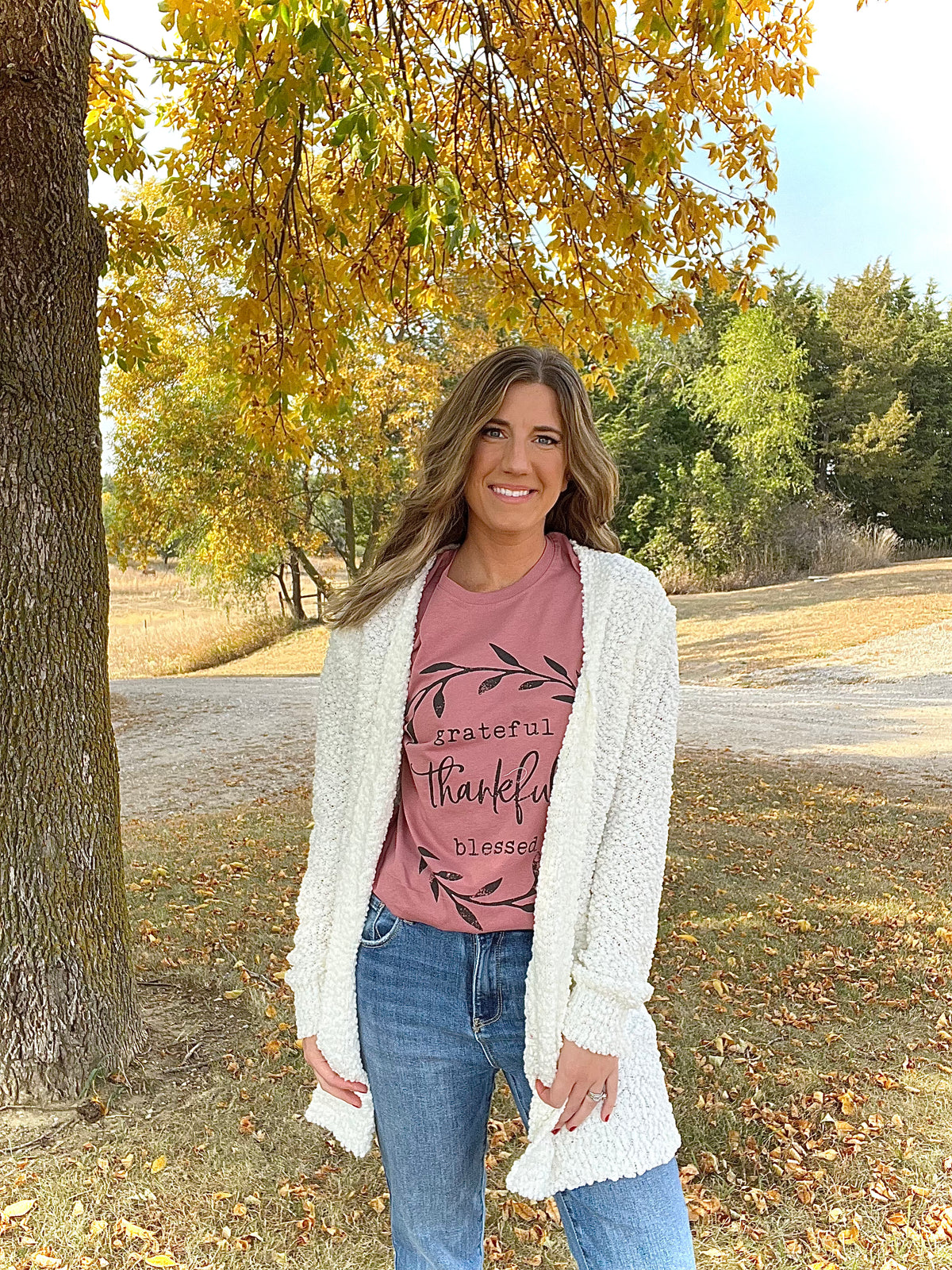 Long Sleeve Popcorn Sweater Cardigan with Pockets