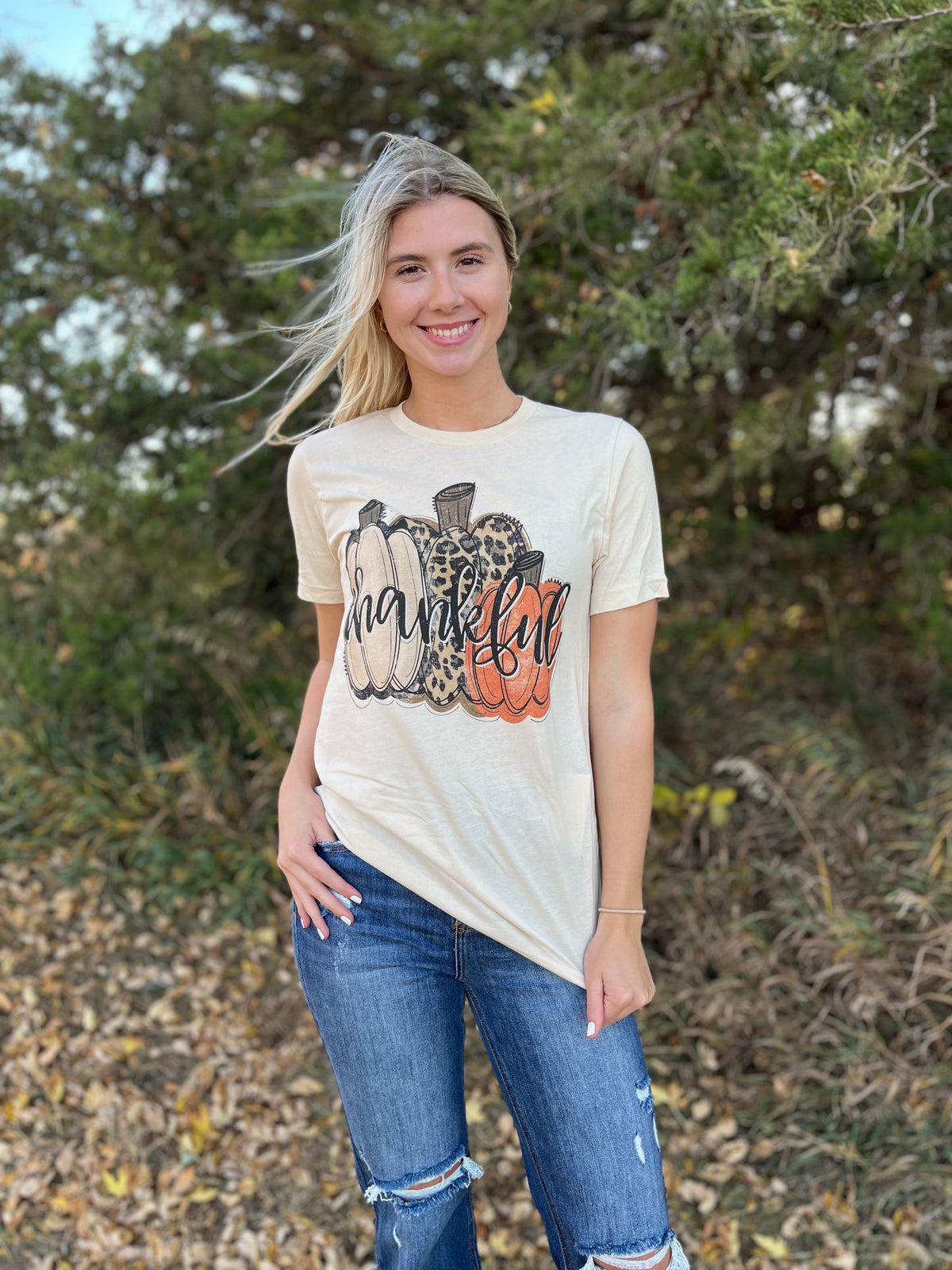 Thankful Pumpkin Graphic Tee