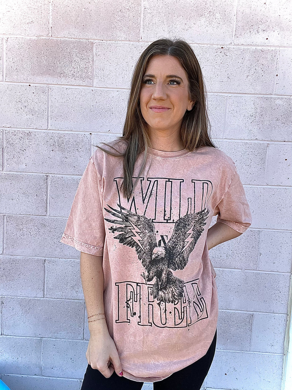 Wild & Free Oversized Graphic Tee