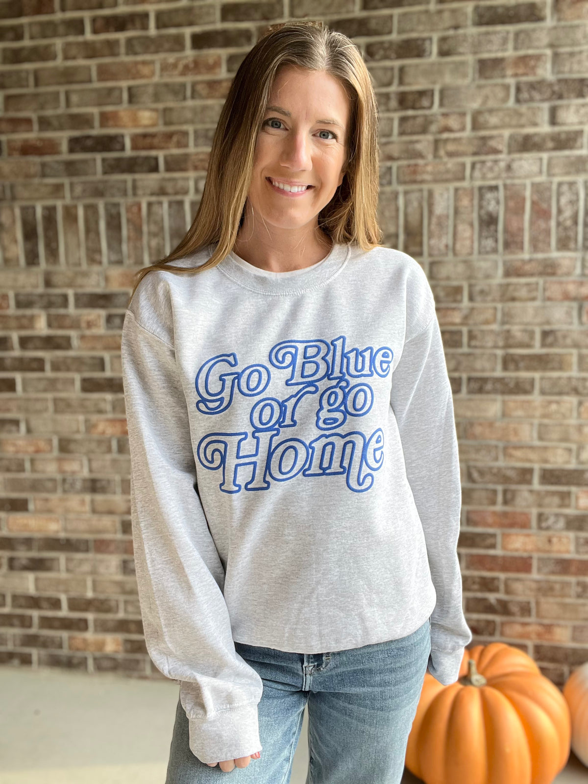 Go Blue or Go Home Crewneck