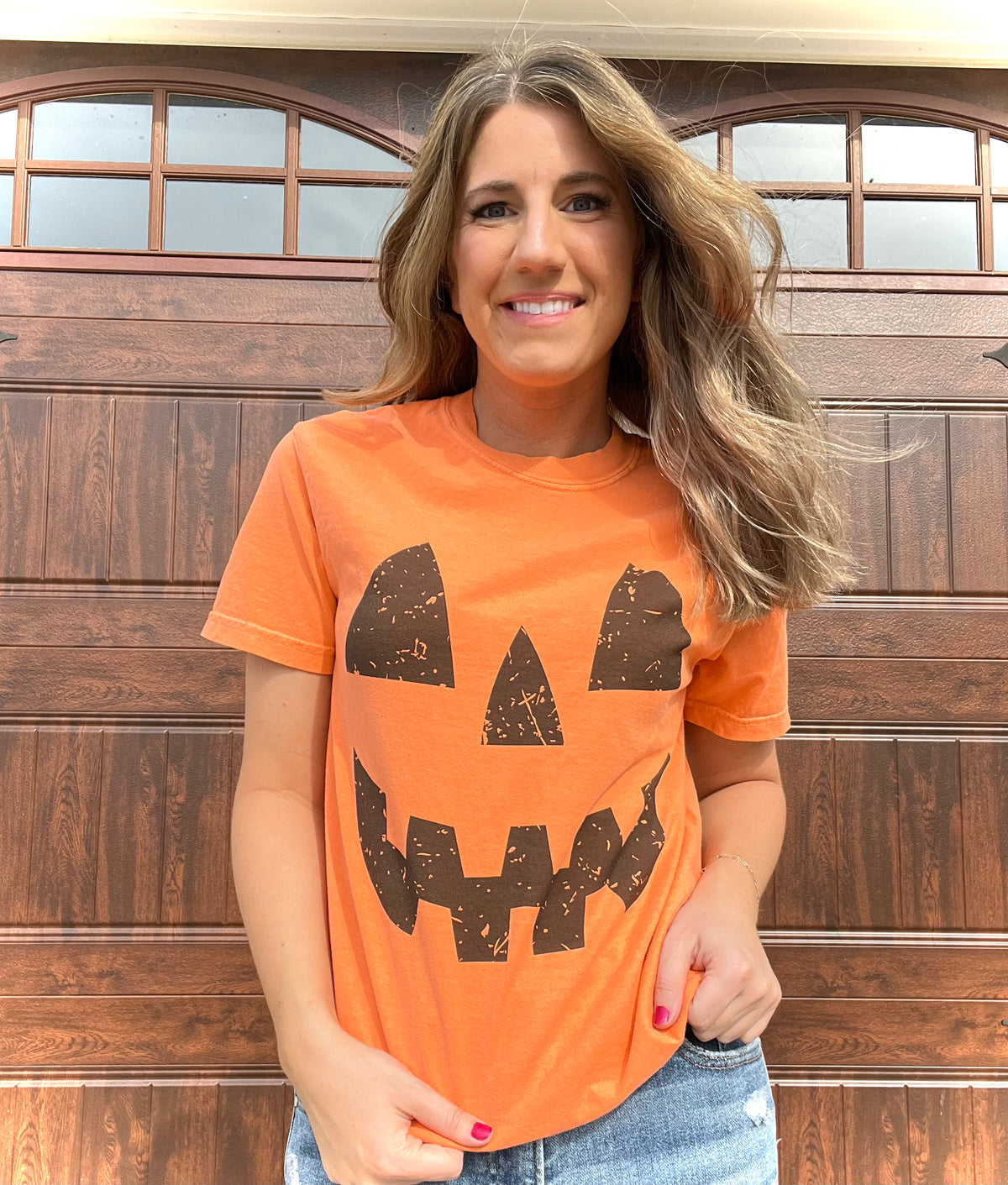 Pumpkin Face Graphic Tee